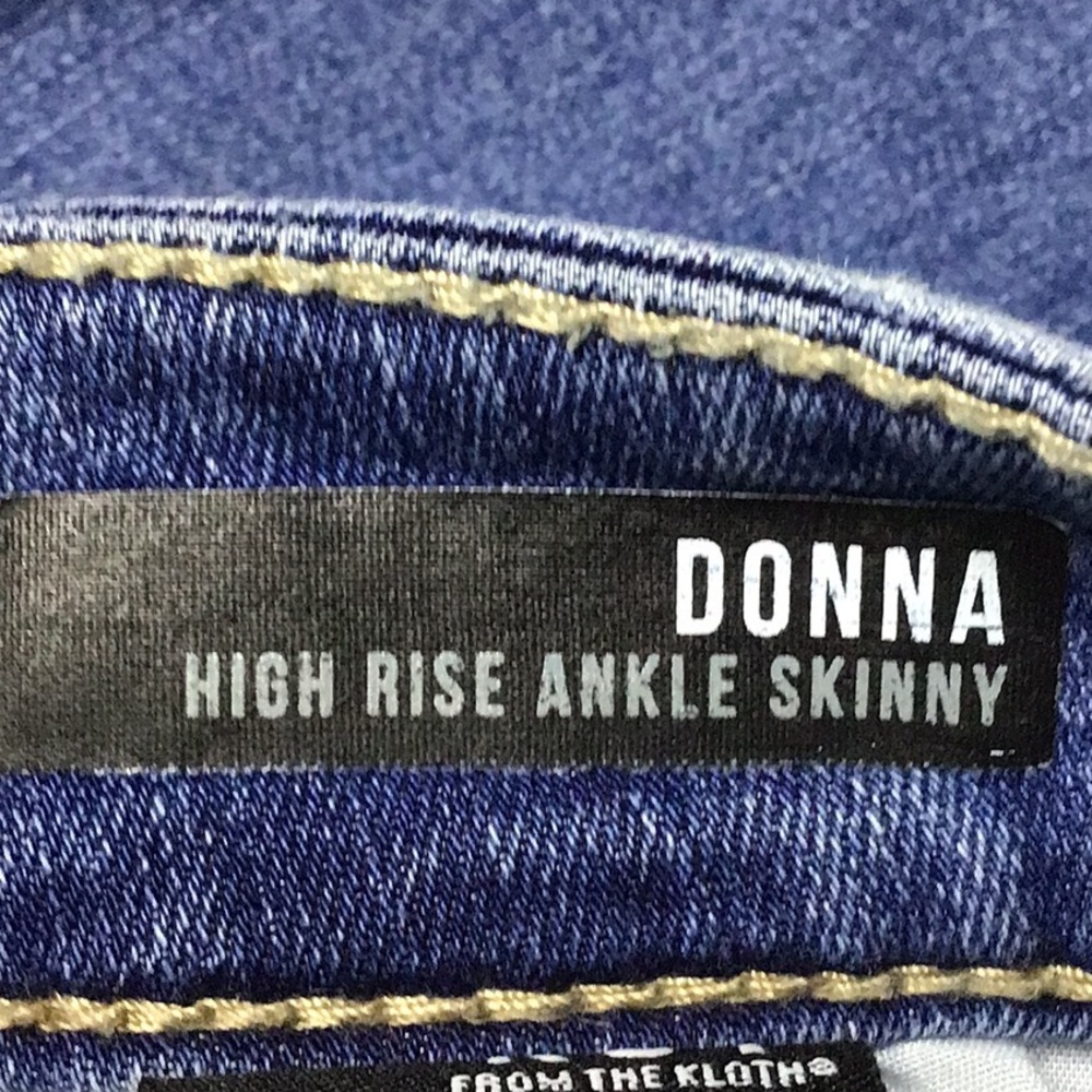 Donna Skinny w/ 27.5" Inseam High Rise KUT Denim Jeans sac724 - Picture 4 of 6